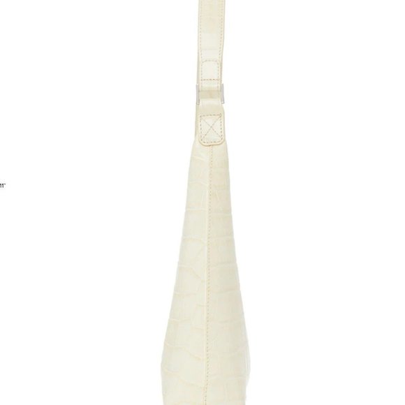 BY FAR Off-White Croc Amber Bag - Picture 3 of 8